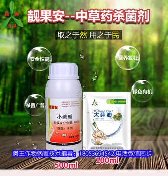 如何治療芒果角斑病靚果安大蒜油沃豐素效果好