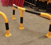 钢管挡车器/黄黑反光防撞杆/燃气防撞栏/消防栓安全栏