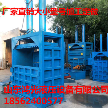 小型立式液壓打包機(jī)廢紙多功能打包壓塊機(jī)