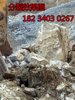土石方快速免爆破开挖设备永州市每方每吨成本多少