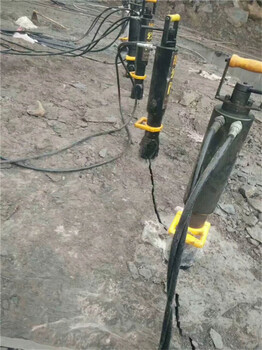 永州市挖基础岩石开采液压分裂机