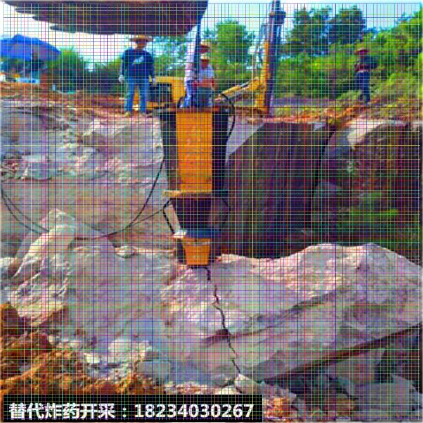 眉山市替代膨脹劑快速分裂巖石設備開裂時間短