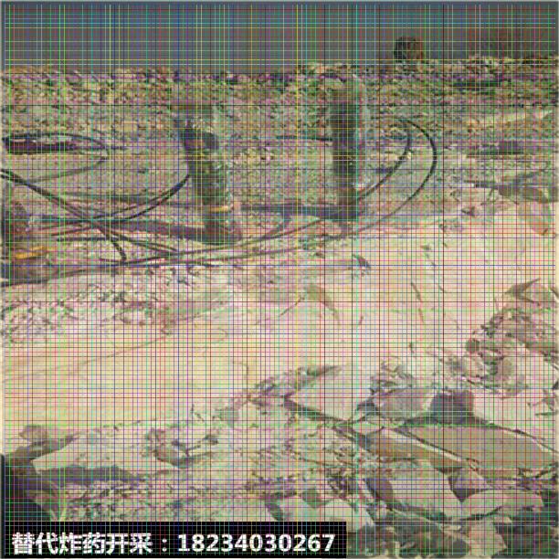 濟南市大方量地基開挖分裂機