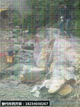 配合炮錘裂石頭用什么拆除大型開山器