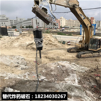 取代人工劈石頭用什么分裂破碎硬石機器