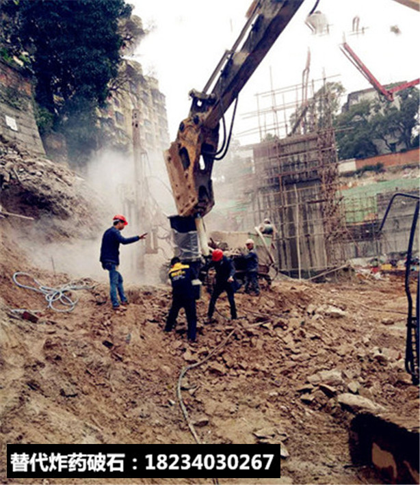 基坑掘进代替破碎锤破石机小型分石机广州市