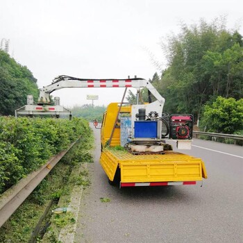 贵州黔南多功能高速绿篱修剪车,全自动割草机
