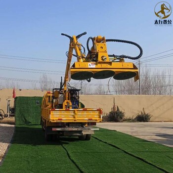 湖北全自动自走式绿篱修剪车中国自动化高速公路割草机