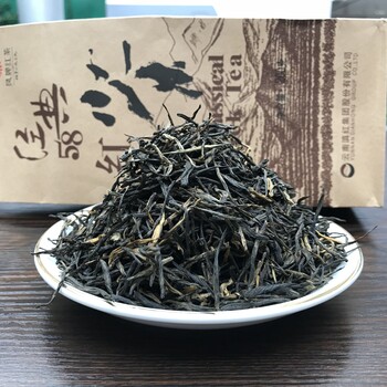 批发云南特产功夫红茶新品滇红茶凤庆经典58滇红袋装200g包邮