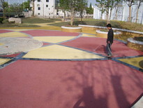 供应强固彩色透水混凝土杭州彩色透水混凝土路面的做法图片1