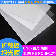 pc扩散板_亚克力扩光板_PS扩散板_上海申竹专业供应按图切割图片