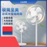 風扇落地扇家用新款禮品一件代發搖頭遙控靜音16寸立臺式電風扇圖片3