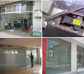 玻璃门碎了如何换玻璃上海黄浦区公司配玻璃装玻璃门