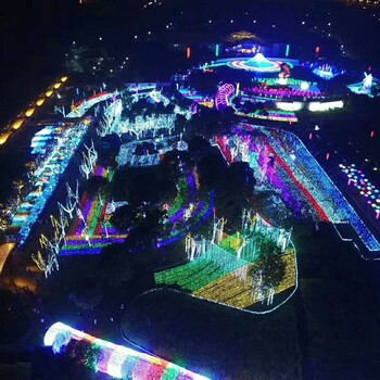 大型戶外室內夢幻燈展制作生產出租出售服務