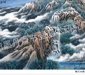 富荣山水画作品欣赏