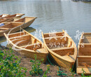 欧式一头尖观光船水上游玩木船景观装饰木船大小款式可订做