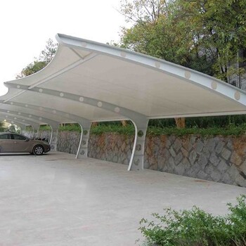 膜结构停车棚定做遮阳棚定做雨棚膜结构工程