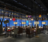 郑州咖啡厅装修设计案例-漫咖咖啡馆装修设计效果图