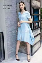 高档连衣裙品牌折扣女装库存女装春夏女装货源图片