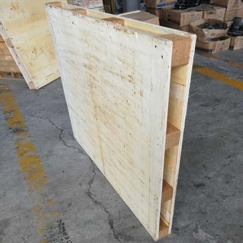黄岛叉车托盘脚墩胶合板材质不用熏蒸的木卡板豪盟厂家批发
