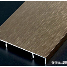 广东佛山萨洛德铝业厂家大量生产直销铝合金踢脚线地脚线当天发货图片