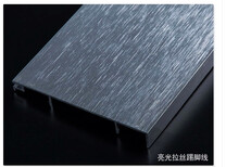广东佛山萨洛德铝业厂家大量生产铝合金踢脚线地脚线当天发货图片1