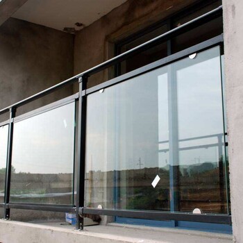 永奇金属玻璃阳台护栏锌钢百叶窗厂家生产