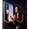 镜面广告机电容触摸屏卫生间镜子人体感应广告机防水镜面显示屏