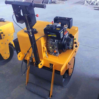 小型手扶式單輪柴油壓路機(jī)廠家單輪汽油壓路機(jī)小型鋼輪壓道機(jī)