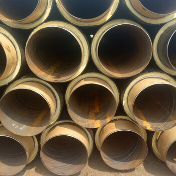 天津聚氨酯发泡保温管生产厂家预制直埋热水保温管防腐材料
