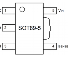 1.2A內(nèi)置功率管降壓型LED恒流驅(qū)動ICYY2002SOT89-5圖片