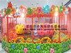 海洋乐园欢乐喷球车户外广场公园儿童游乐设备旋转木马赚钱项目