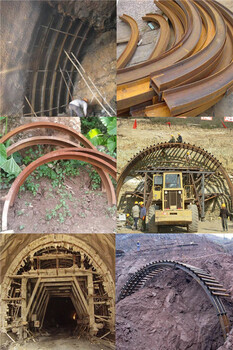 工字钢隧道施工弯弧机新疆河北涵洞支护槽钢卷弯机
