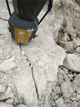 石头破碎设备分解地基石头劈裂机广东茂名液压分裂棒