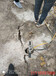 哈尔滨市小型液压分裂石头石头破碎劈裂机现场考察
