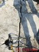 新疆库尔勒愚公斧大石块花岗岩劈裂机图片规格
