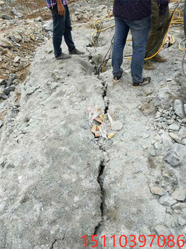 吉林敦化玄武岩破石头静态工程劈裂棒千山区