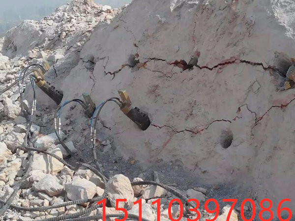岩石基坑爆破开挖撑裂机青海果洛
