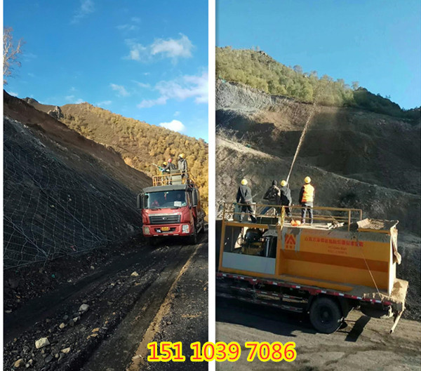 四川德阳矿山修复公路绿化喷播机