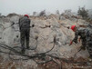 矿山开采坚硬石头胀石器湖北神农架多少钱能施工