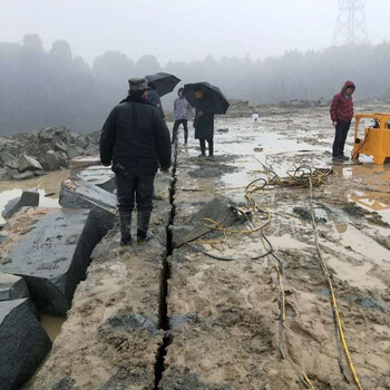 广东梅州管道岩石开挖岩石破裂机