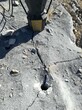 青海甘南土石方代替炮锤开挖岩石设备图片