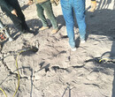 内蒙贵州代替人工分石头开采方法爆破机图片