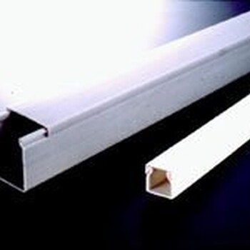 灰色阻燃密封式PVC线槽，白色密封阻燃线槽，塑料走线槽