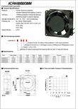 AC交流散热风扇808038MM220V纯铜轴流风机鸿图8038图片5