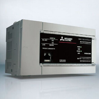 三菱PLCFX5U-32MT/ESS价格FX5U新品5U-32MTAC电源晶体管源型输出