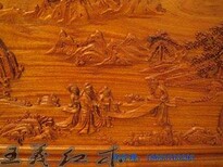 大红酸枝中堂家具市场供求信息王义美术大师雕花中堂家具图片图片2