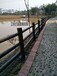 江西仿树皮栏杆厂家湖南景区仿树根栏杆制作广州河岸河提仿树皮栏杆做法