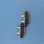 MICRO防水母座胶圈防水IP67两脚双卡点5P黑胶图片4