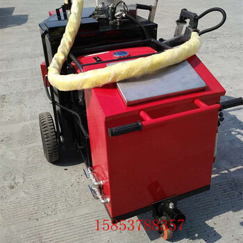 江北中小型沥青胶灌缝机牵引式马路裂缝修补机的使用方法